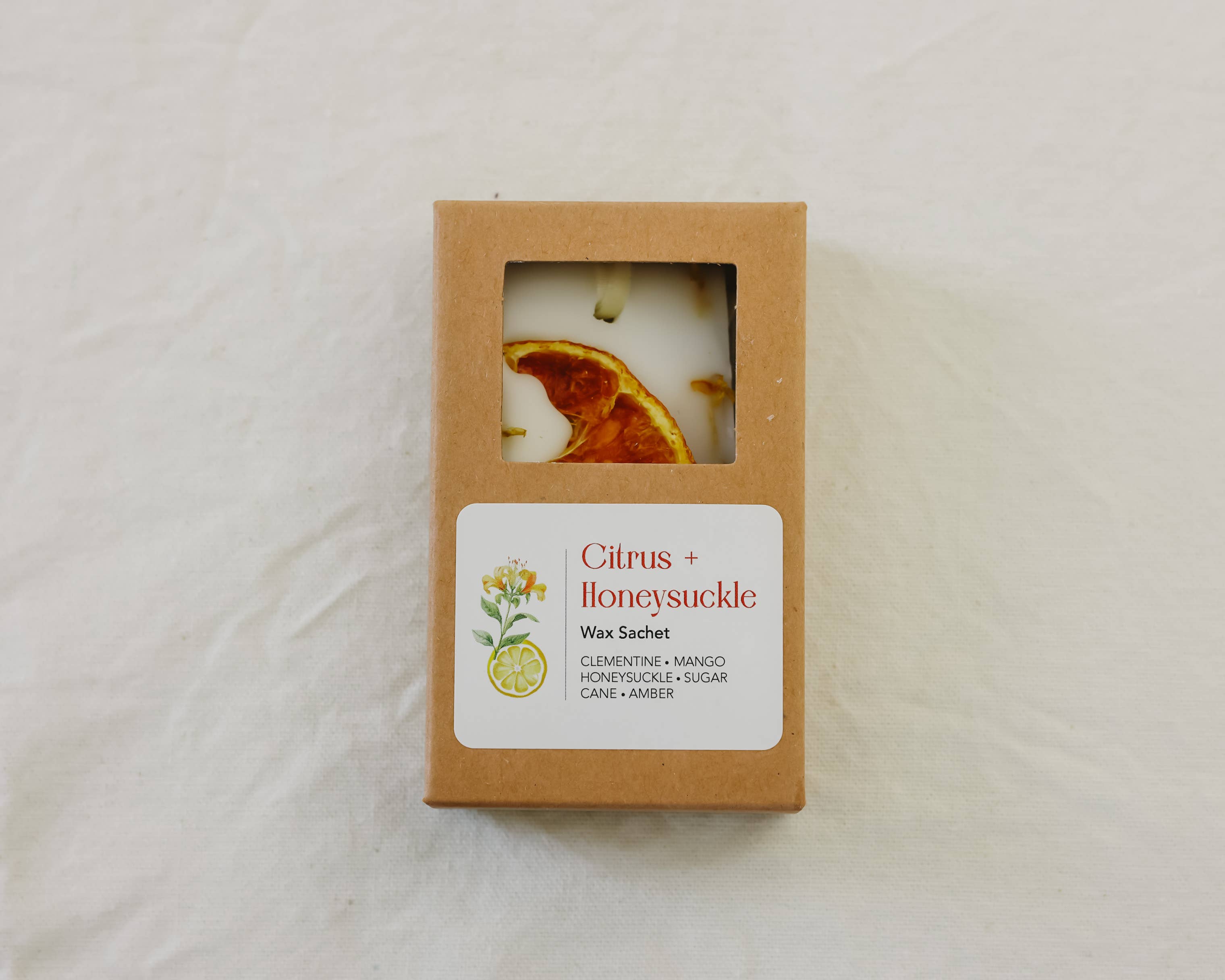 Florissant Collective - Wholesale Sachet - Citrus + Honeysuckle Wax Sachet3