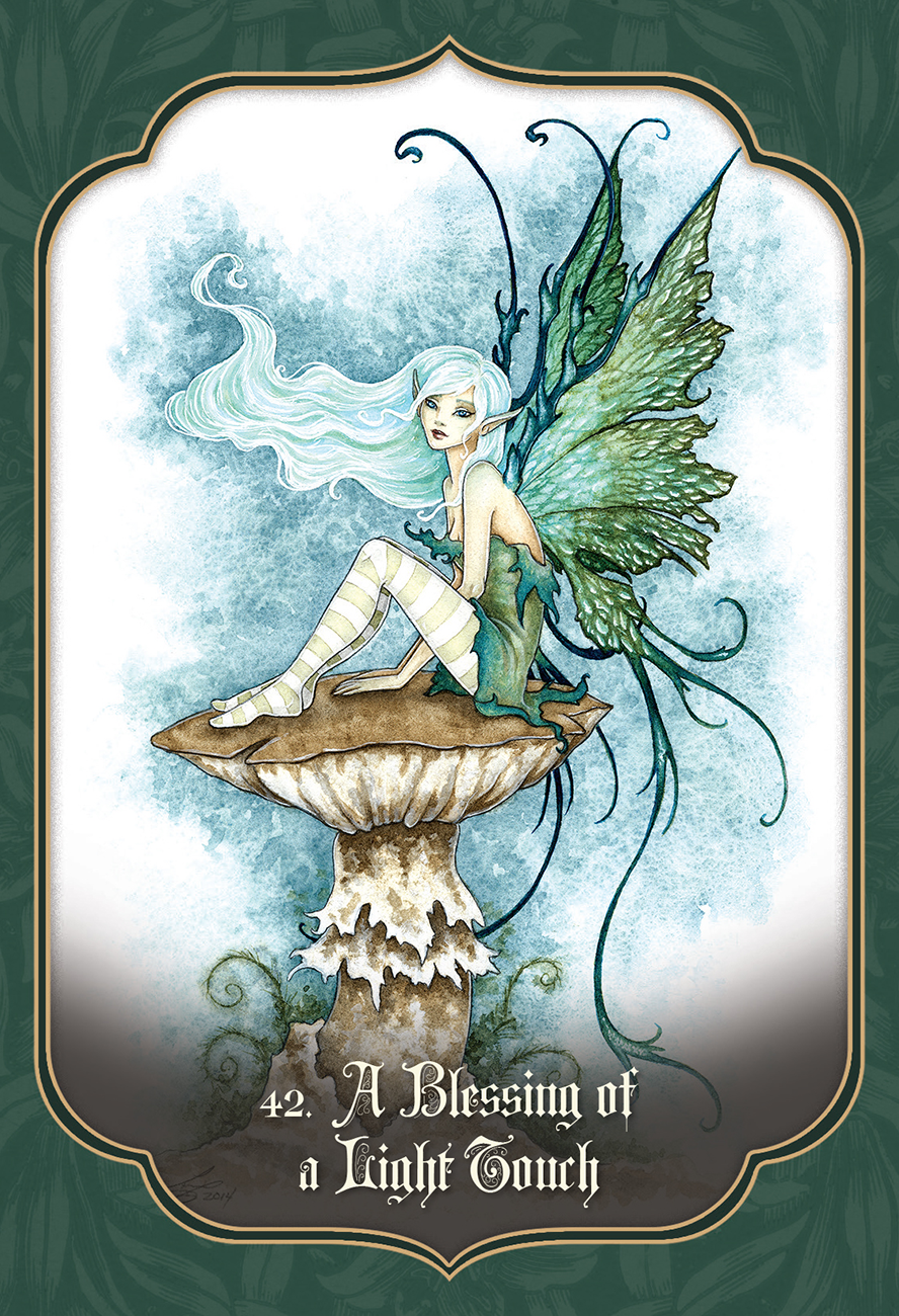 Cardshouse - Wholesale Tarot Cards - Faery Blessing Cards Blue Angel1