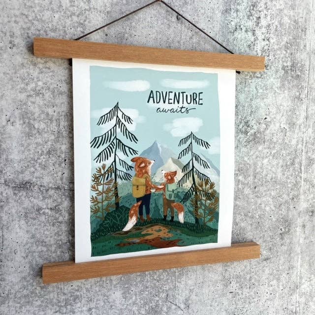 Canyon & Cove Art - Wholesale Art Print - Adventure Awaits Print1