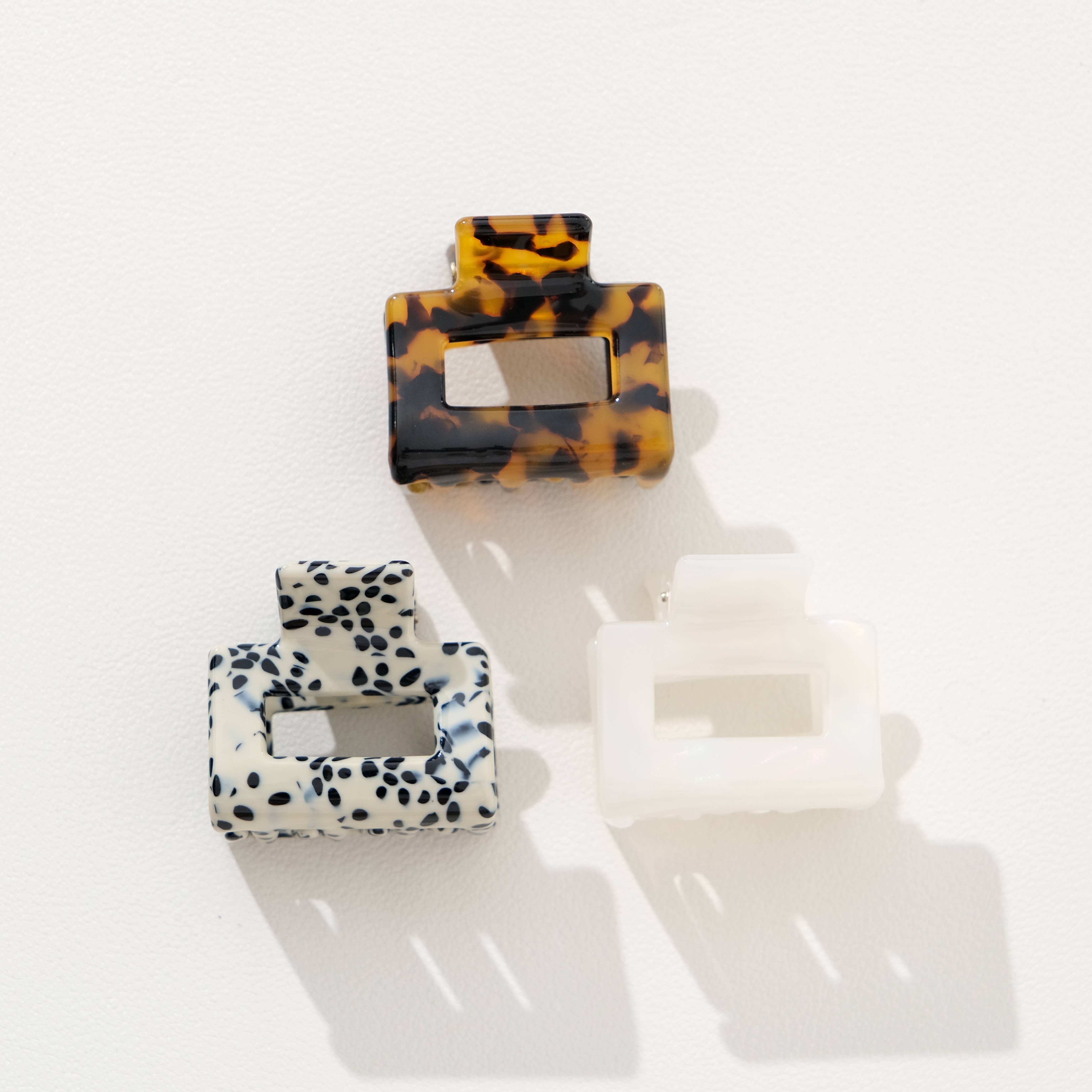 Assorted Simone Mini Core | Classic Mini Square Claw Clip for wholesale on Faire7