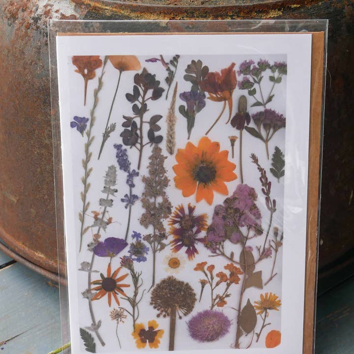 Texas wildflower blank greeting card for wholesale by Remedy Designs