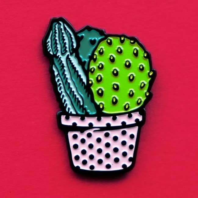 ¡Suculentas sugerentes! Pin de solapa esmaltado Cactus D**k para venta al por mayor de Kaitlin Ziesmer