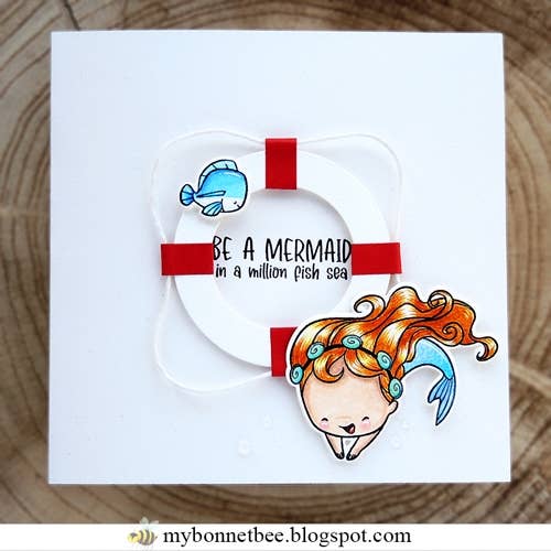 Impronte D'Autore - Wholesale Rubber/Decorative Stamp - Mermaid Vibes Clear Polymer Stamps3