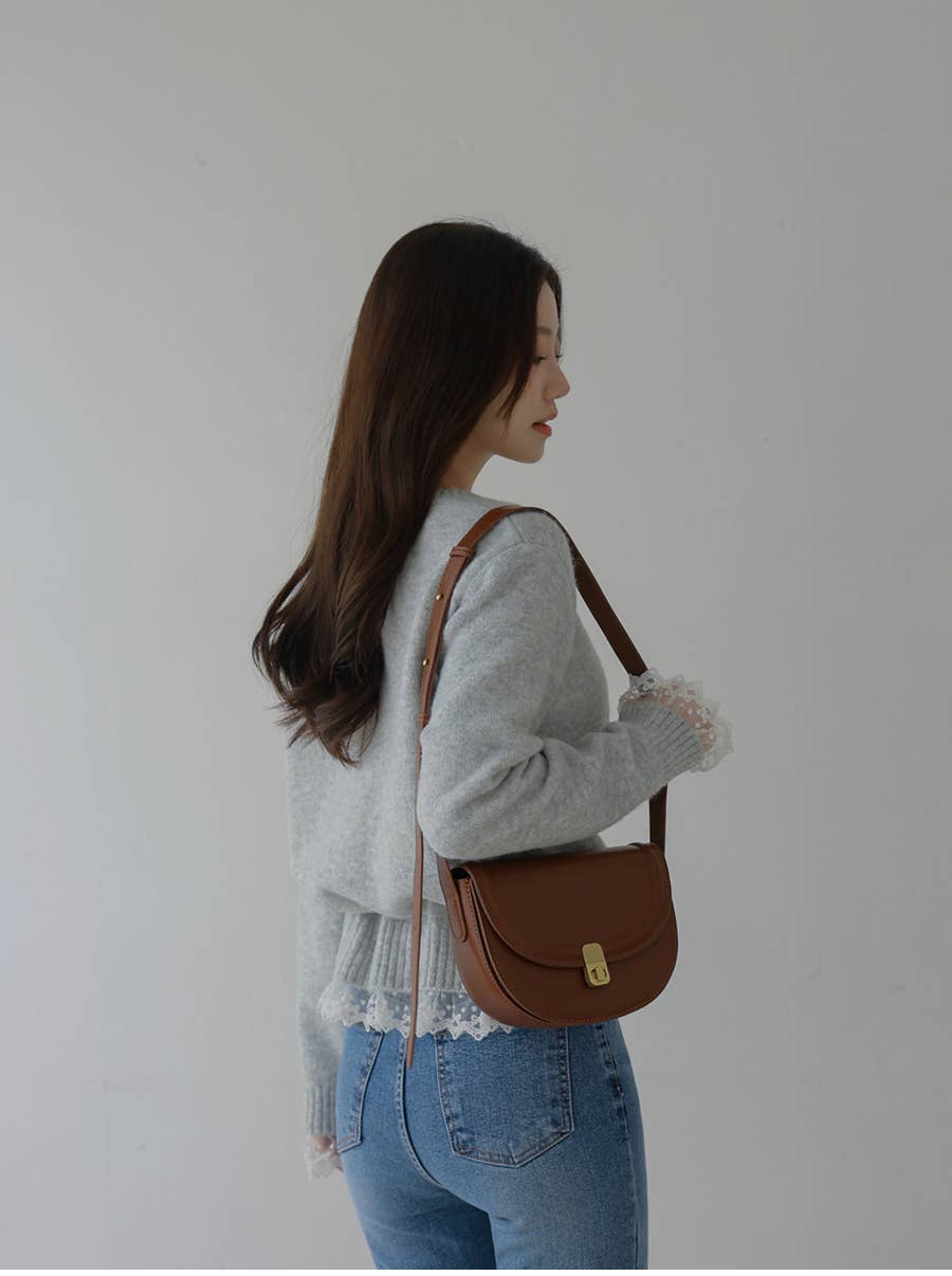 KY CREATION PARIS - Wholesale Cardigan - Women's - Knit cardigan with lace and pearl buttons2