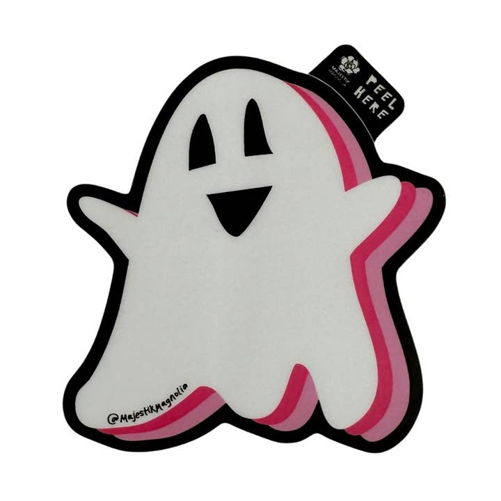 Fantasma Amigável - Autocolante Recortado Fantasminha Fosco por atacado de Majestik Magnolia
