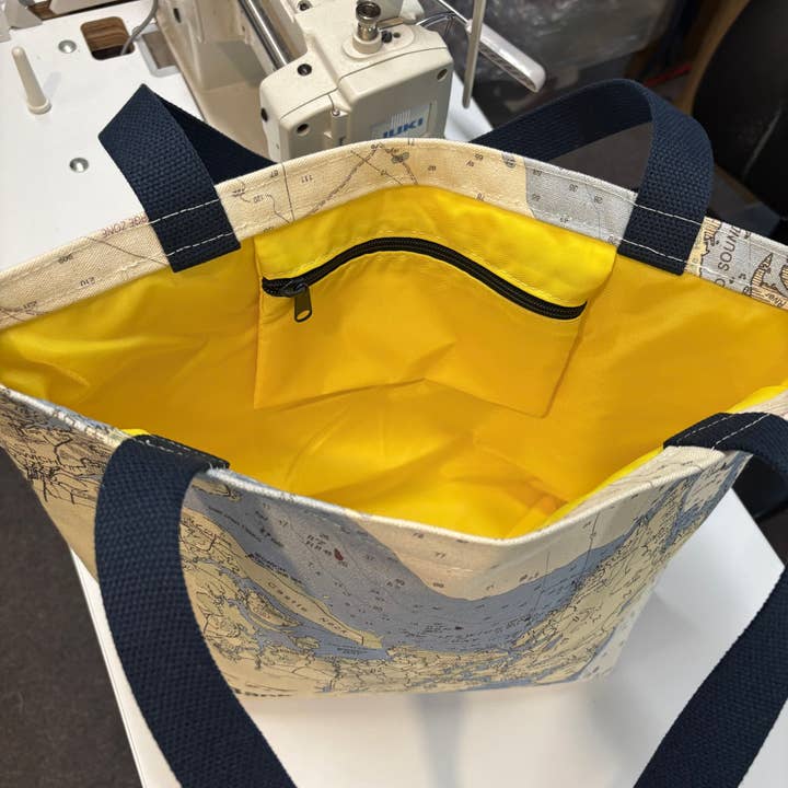 Not for Navigation - Wholesale Tote Bag - Women's - Nantucket Map Compass Tote – ACK Map Bag2