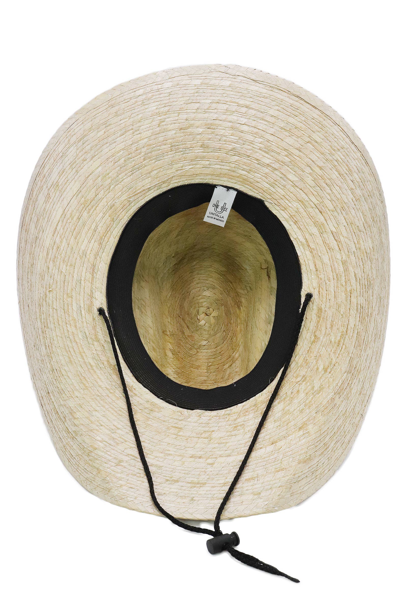 Cap Zone – wholesale Cowboy hat – Unisex – Eyeleted Cutter Palm Straw Cowboy Hat3