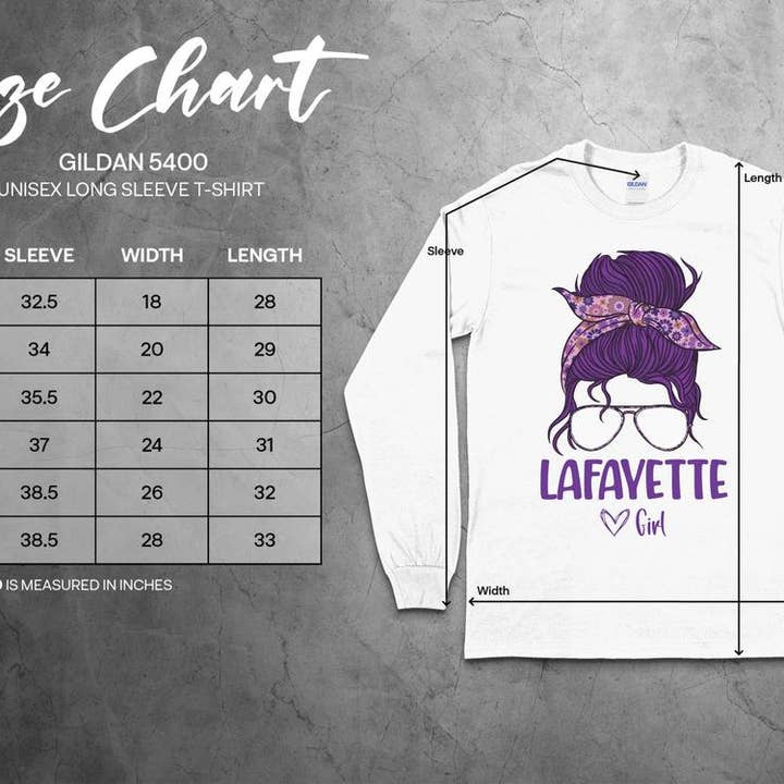 PositiveParty - Wholesale Screen Printed T-Shirt - Women's - Lafayette Girl Shirt, Born In Lafayette Gift7