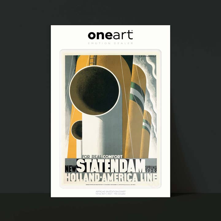 Oneart - Wholesale Poster - Cassandre Statendam Poster - AMC0013