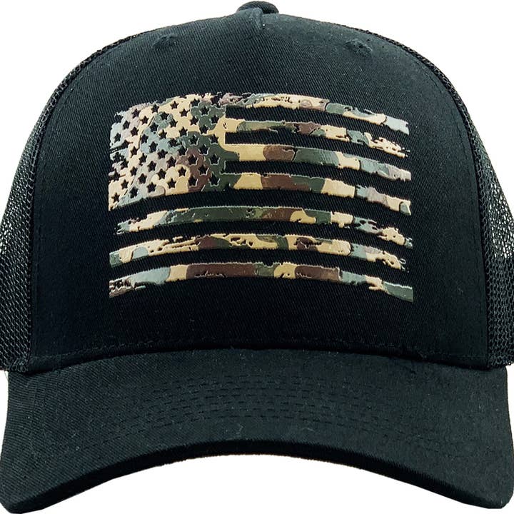 KBETHOS - Wholesale Trucker Hat - Unisex - FLAG UV PRINT MESH BACK BALLCAP14