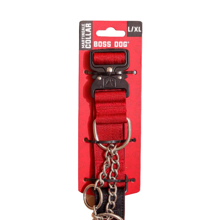 Boss Dog Martingale Large/XL Red for wholesale by BOSS DOG BRAND, INC.