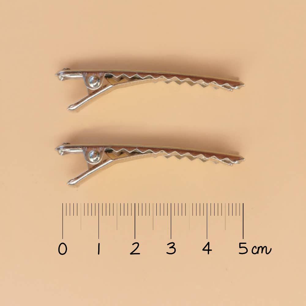 Luciole et Petit Pois – Großhandel Haarclip – Kinder – Masken-Clips mit silbernem Glitzer1