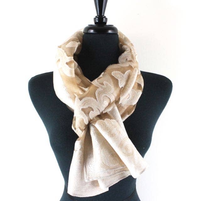 Pretty Persuasions – Großhandel Schal – Damen – JC19020 Durchsichtiger Schal/Schal „Shanghai Night Night“8