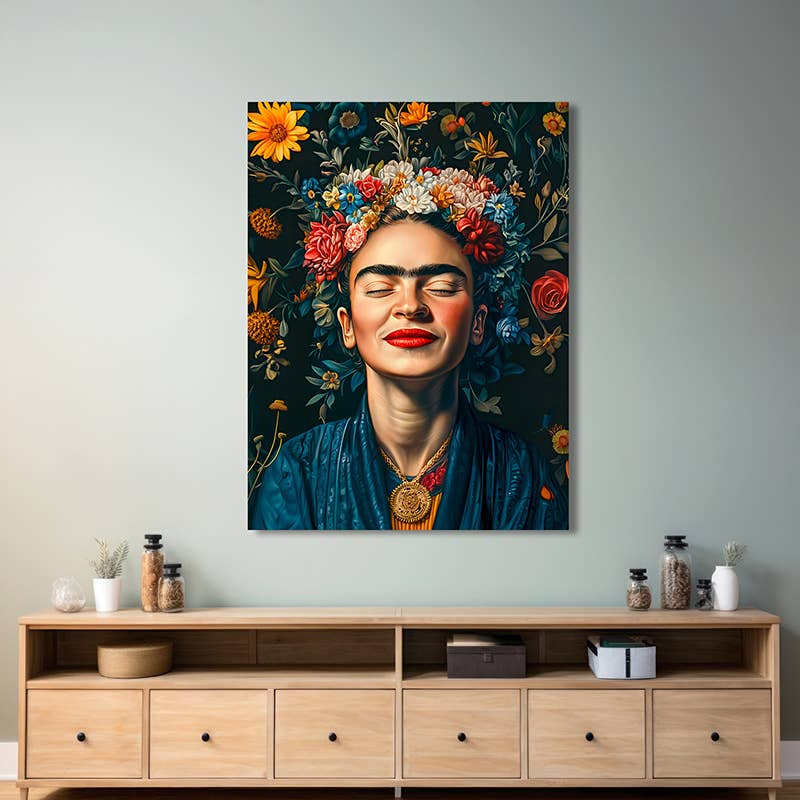Selected Artworks Italia - Wholesale Canvas Art - Modern illustration painting: Spencer, Frida's Smile2