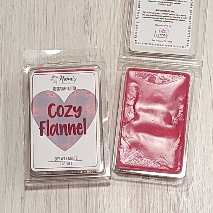 Fondu de cire Cozy Flannel pour la vente par Nana's Creative Studio