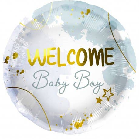 Mis Globos - Wholesale Balloon - * MYLAR BALLOON WELCOME BABY BOY (NEW ARRIVALS)0