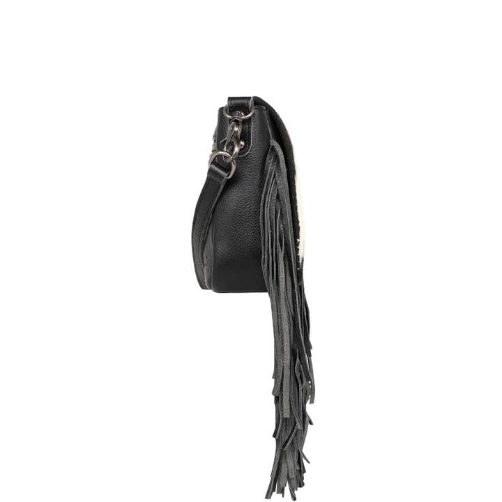 Montana West - Wholesale Crossbody Bag - Women's - RLC-L161 Montana West Genuine Leather Hair-On Collection Fri