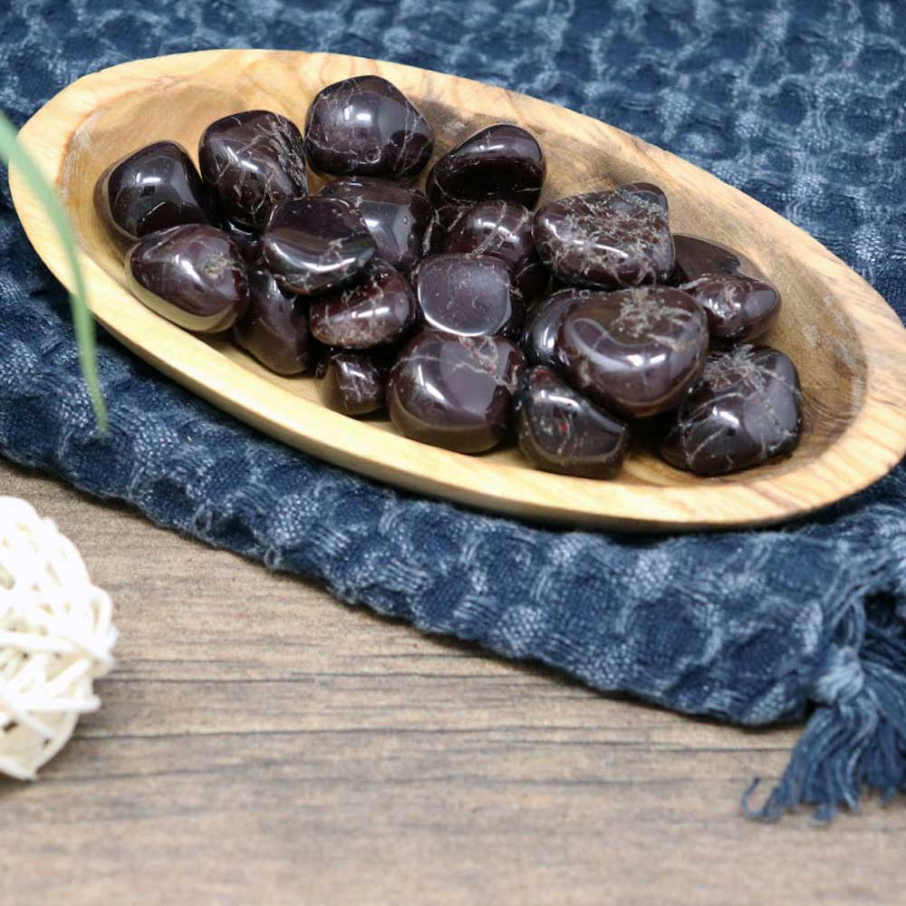 Natures Artifacts Inc - Wholesale Spiritual Stone/Crystal - 1 lb Garnet Tumbled Stones4