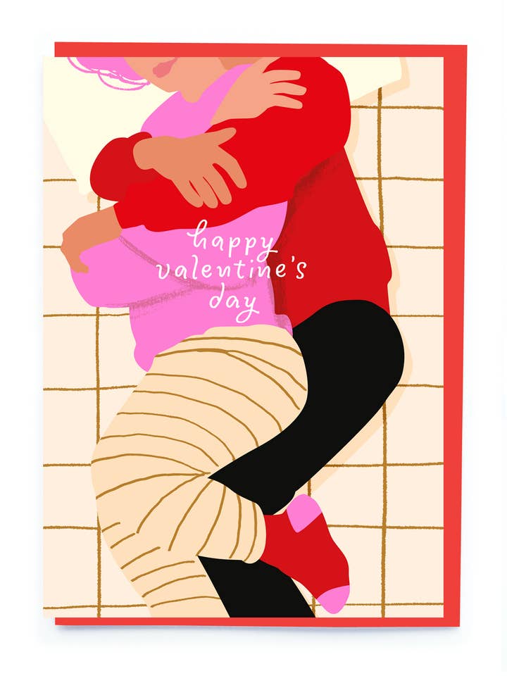 Snuggle love card for wholesale by Noi Publishing