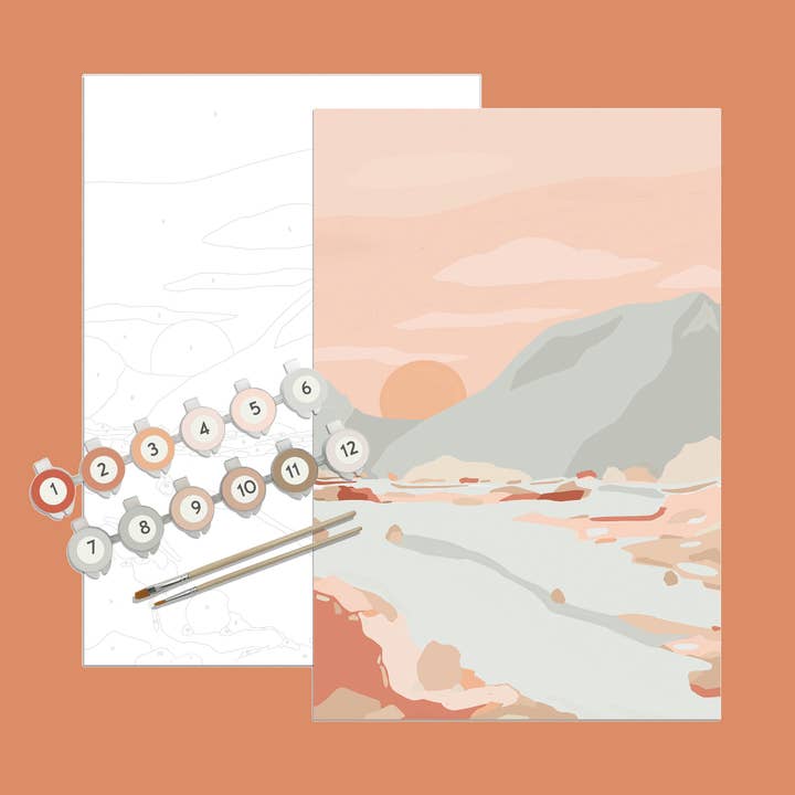 Kit di pittura per numeri Passeggiata nella natura per la vendita all'ingrosso da parte di Breathe People