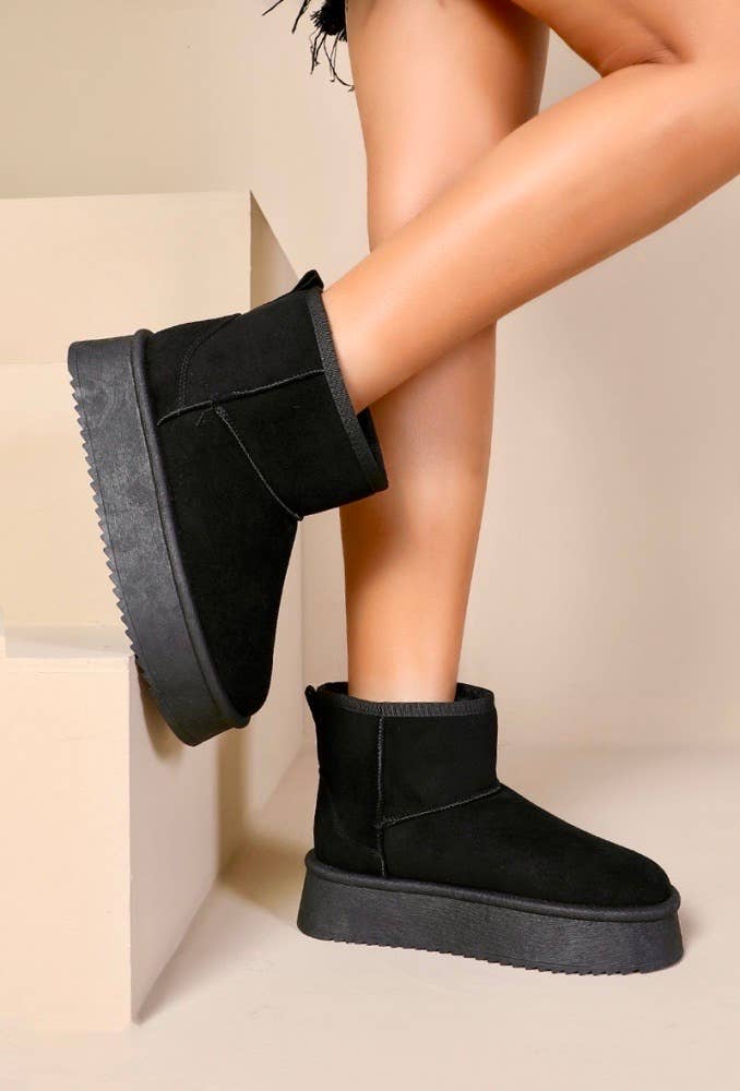 Joia Paris - Wholesale Booties - Women's - PU-13 high lined wedge boots7