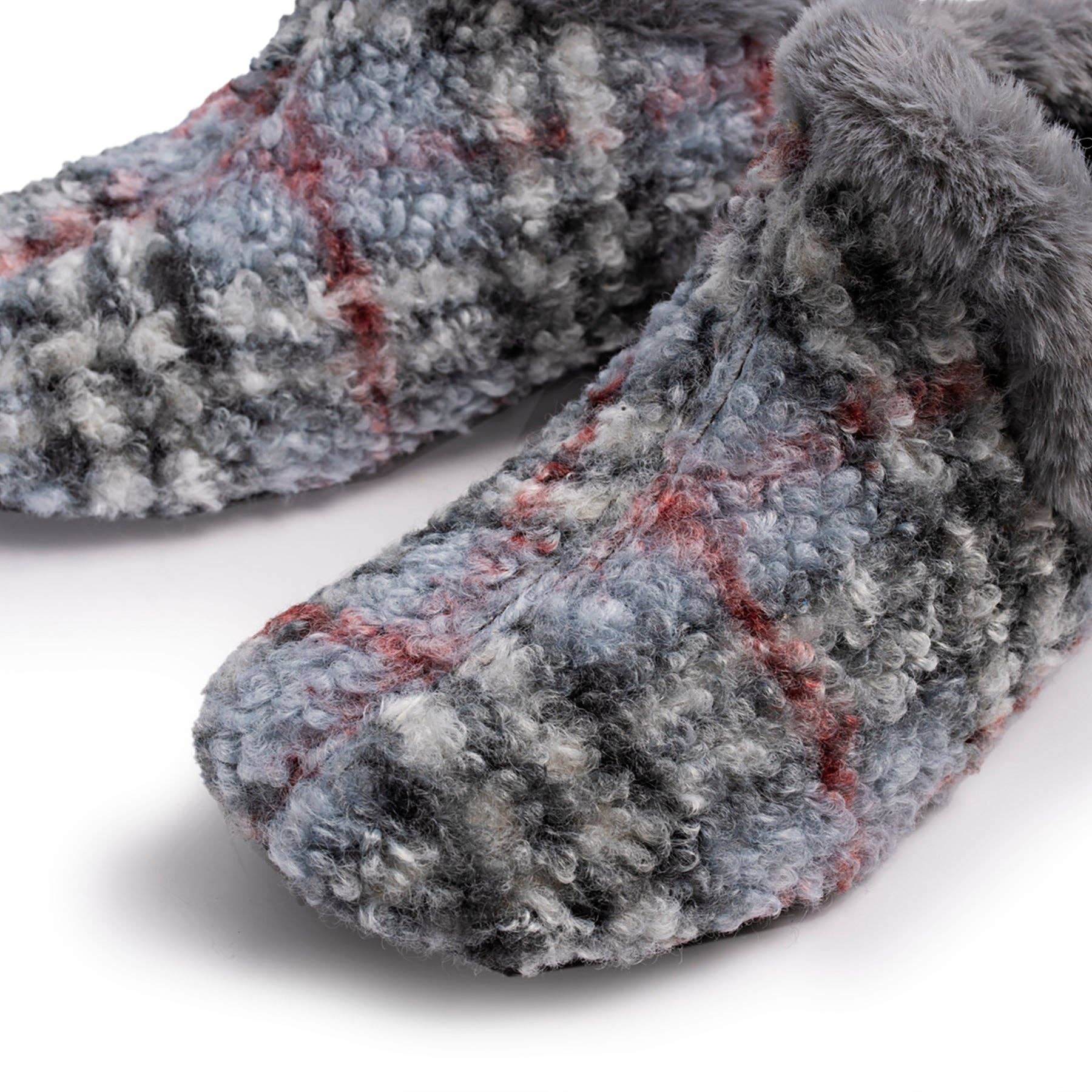 Marpen Slippers - Wholesale Slippers - Women's - Glasgow Wool Grey Bootie3