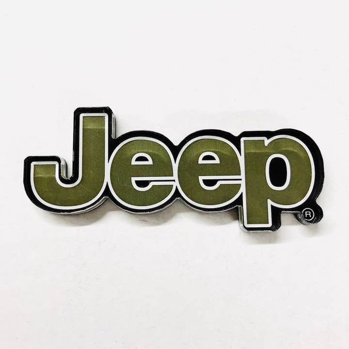 Magnet - Jeep Text Logo for wholesale by Detroit Shirt Co.