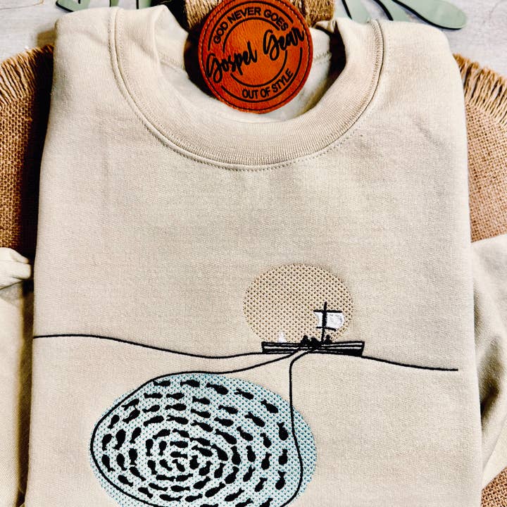 Gospel Gear Co - Vente T-shirt – unisexe - Chemise brodée "Fishers Of Men"2