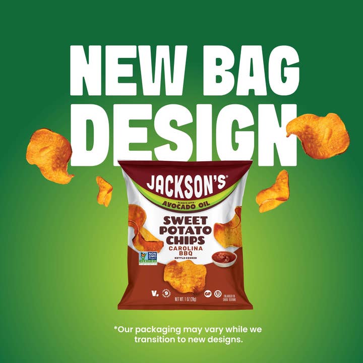 Jackson's - Wholesale Chips - Variety Pack Sweet Potato Chips in Avocado Oil 1oz (Pack of 30)9