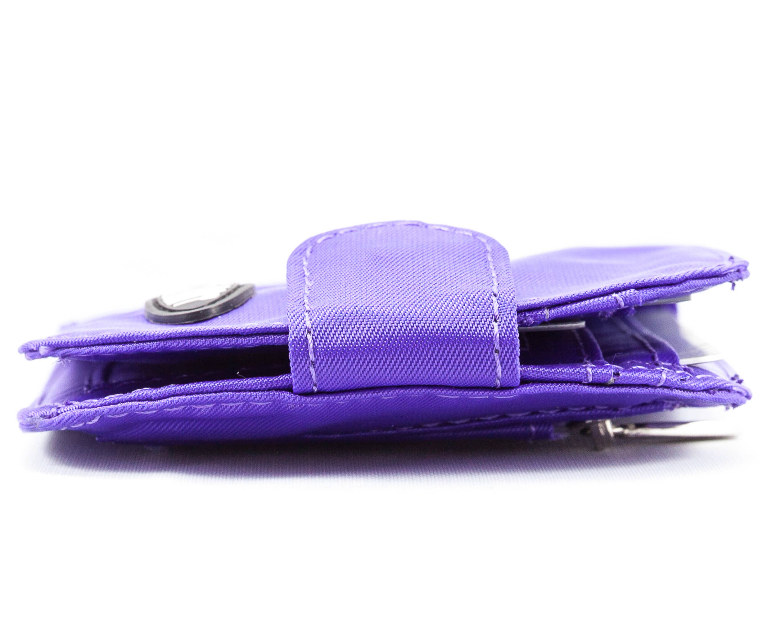 Big Skinny Wallets - Wholesale Wallet - Unisex - RFID Blocking Taxicat Bifold Wallet - Purple1