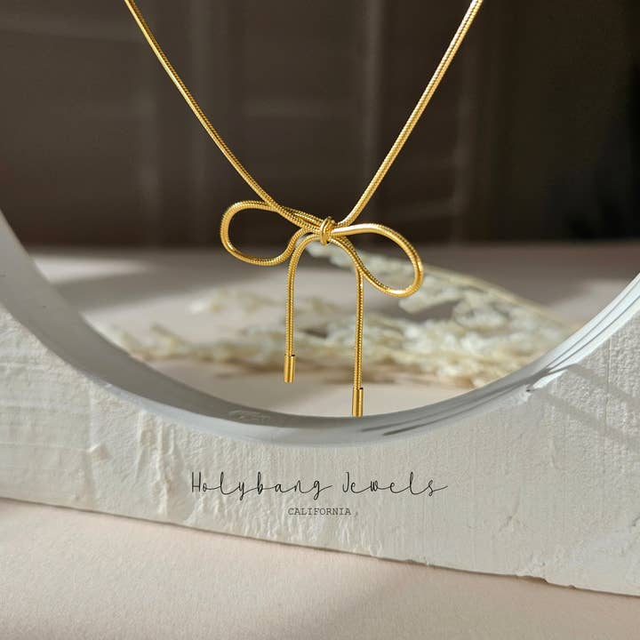 HolyBang Jewels - Wholesale Pendant/Charm Necklace - BOW NECKLACE - N-C30101
