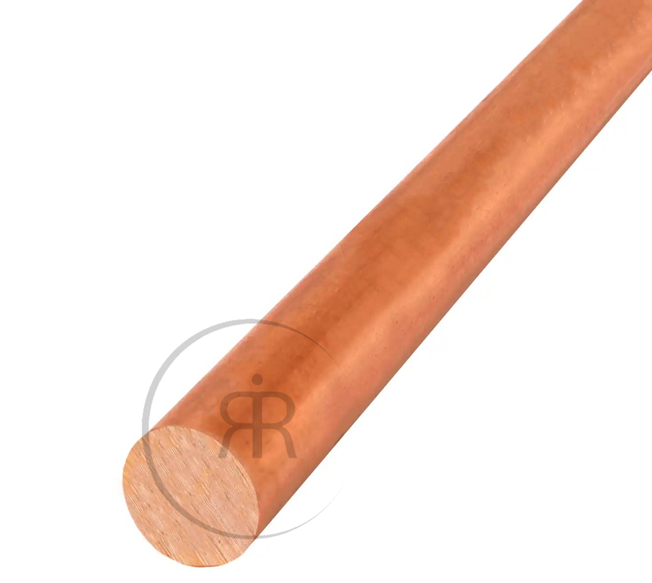 Pattern Weights Ltd – wholesale Craft supplies – 25x 3mm Diameter x 1Metre COPPER ROUND BAR Pure Copper 99.9%2