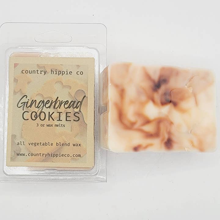 Biscotti al pan di zenzero Wax Melts per la vendita all'ingrosso da parte di Country Hippie Co.