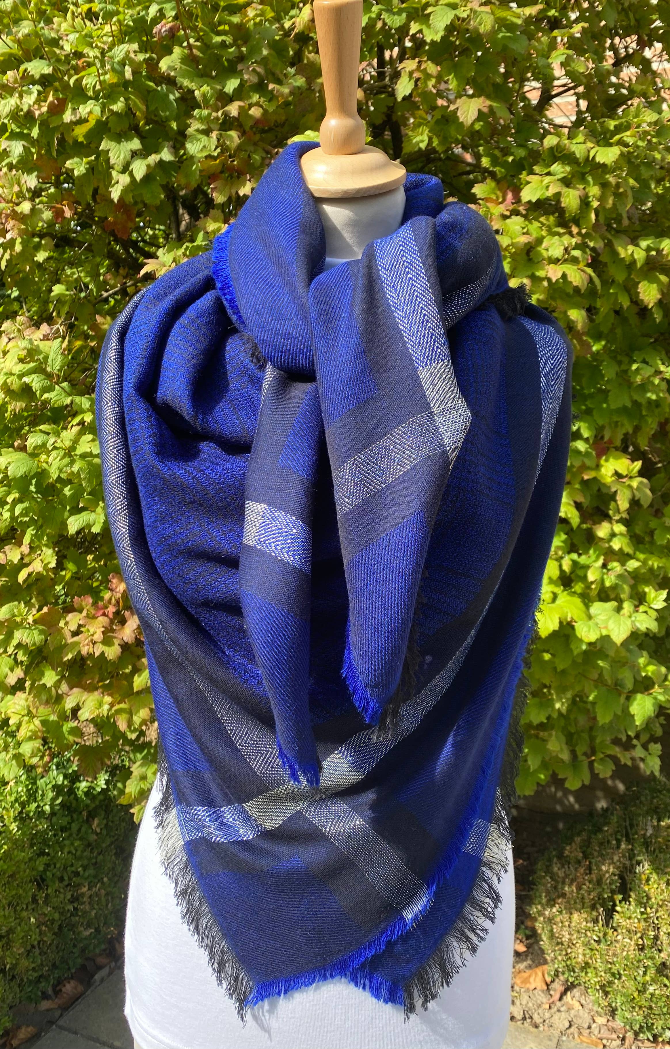 DIWALI PARIS - Vente Écharpe – femme - CARRE SINDIBAD - COTON / LAINE / ACRYLIQUE0