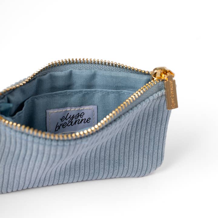Elyse Breanne Design - Wholesale Coin Purse - Women's - Denim Corduroy Coin Pouch