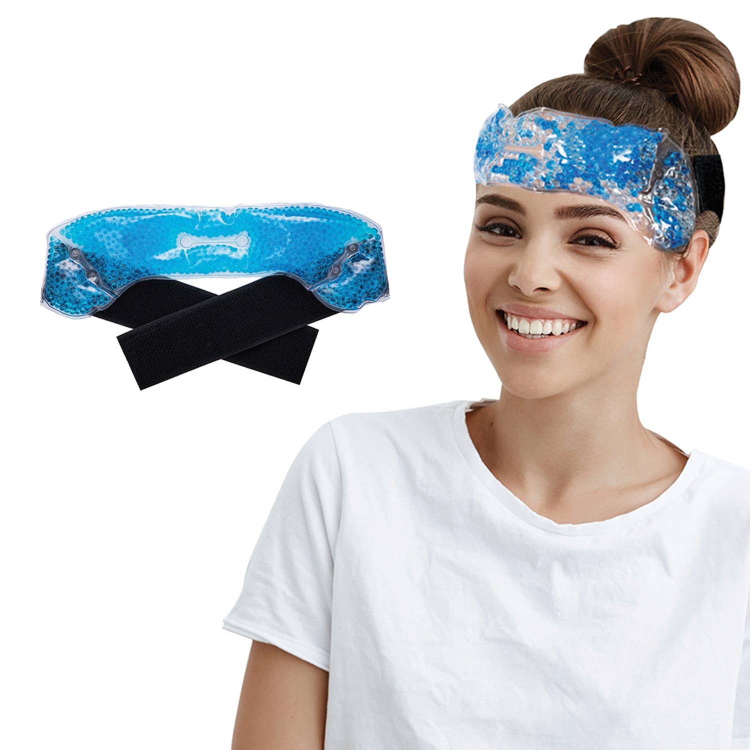 Extreme Fit Wholesale - Wholesale Sleep/Eye Mask - Hot Cold Therapy Eye Mask & Headband Wrap for Migraines6