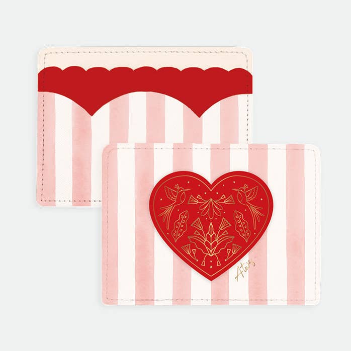 Tarjetero con rayas rosas para venta al por mayor de ALL THE WAYS TO SAY - Europe