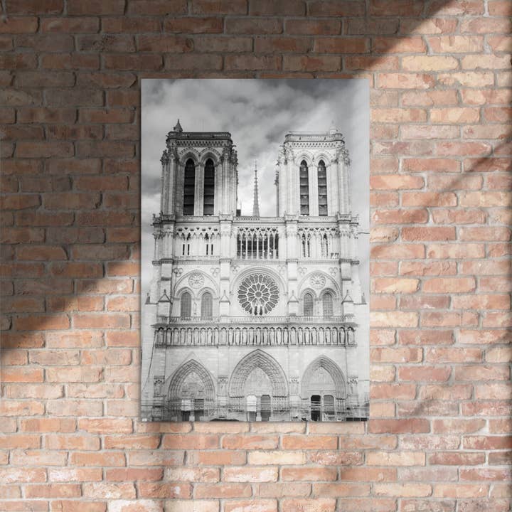 Impressions métalliques Notre-Dame pour la vente par Monmouth Paragon
