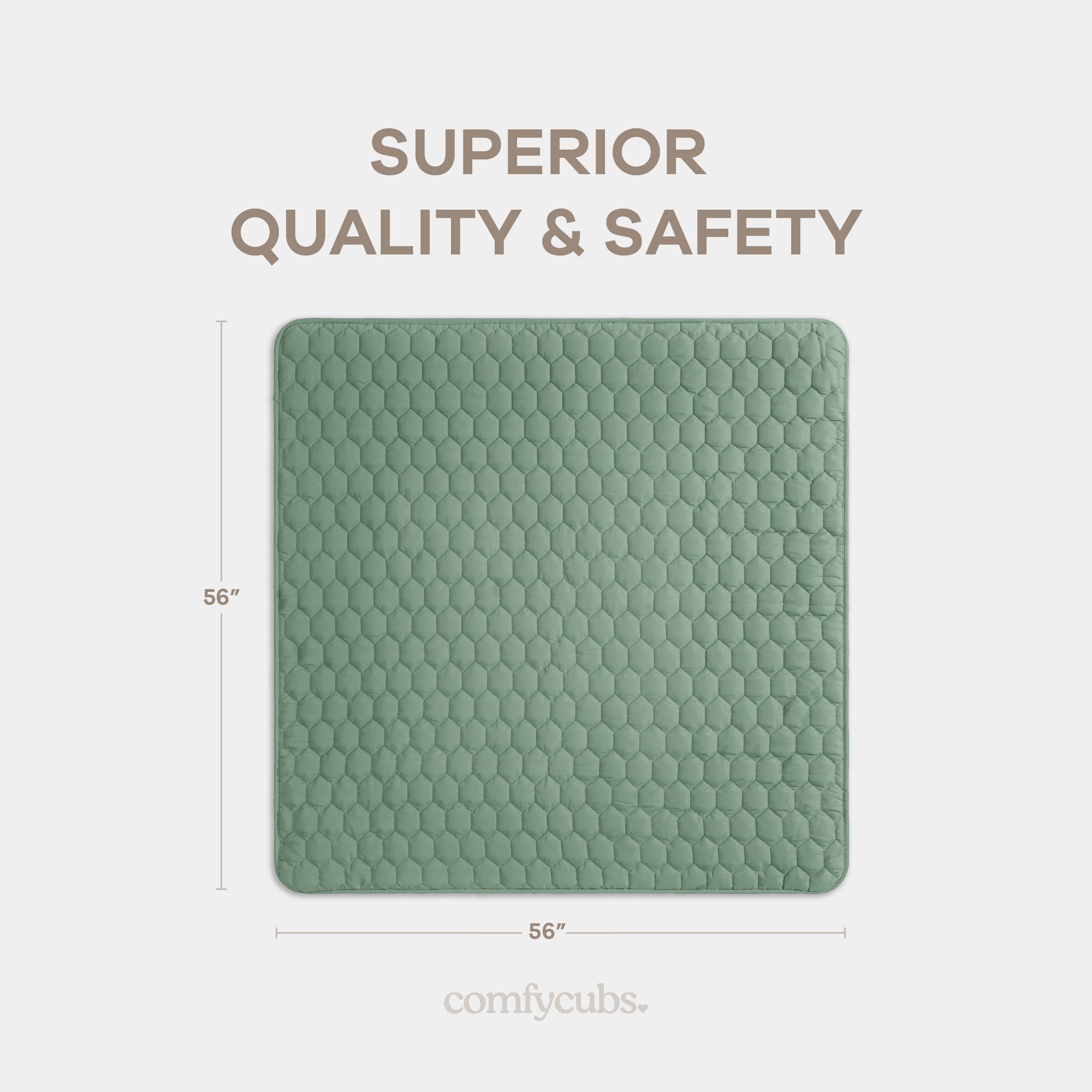 Comfy Cubs - Wholesale Play Mat - Kids & Baby - Premium Play Mat, Quilted Baby Mat for Floor by Comfy Cubs45