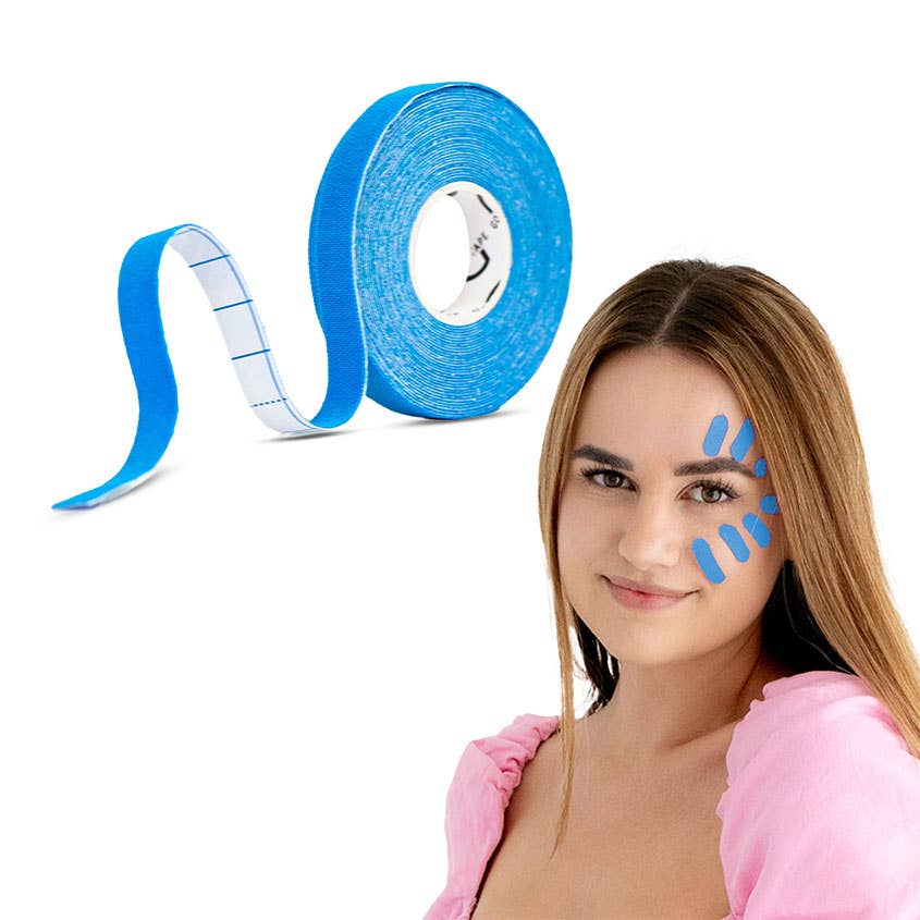 ACUS MED - Wholesale Tape - Kinesiotaping tapes for face 1cm x 5m blue1