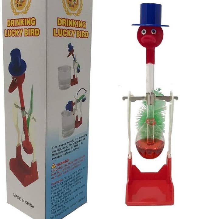 NOVELTIES WHOLESALE INC - Wholesale Classic Toy - Kids - Drinking Bird-Sippy Bird -Perpetual Motion Science Desk Top
