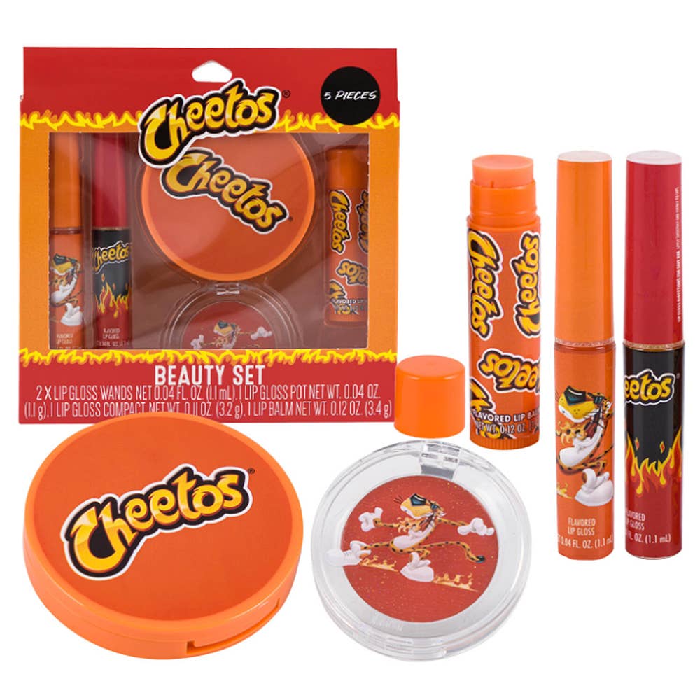 - CHEETOS BEAUTY LIPPENGLANZ UND LIPPENBALSAM 5-TEILIGES SET, 86235 für den Großhandel auf Faire0