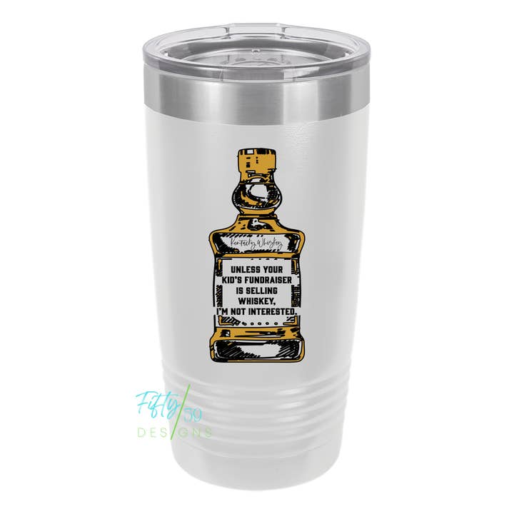 Whiskey Fundraiser Tumbler for wholesale by Fifty59 Designs