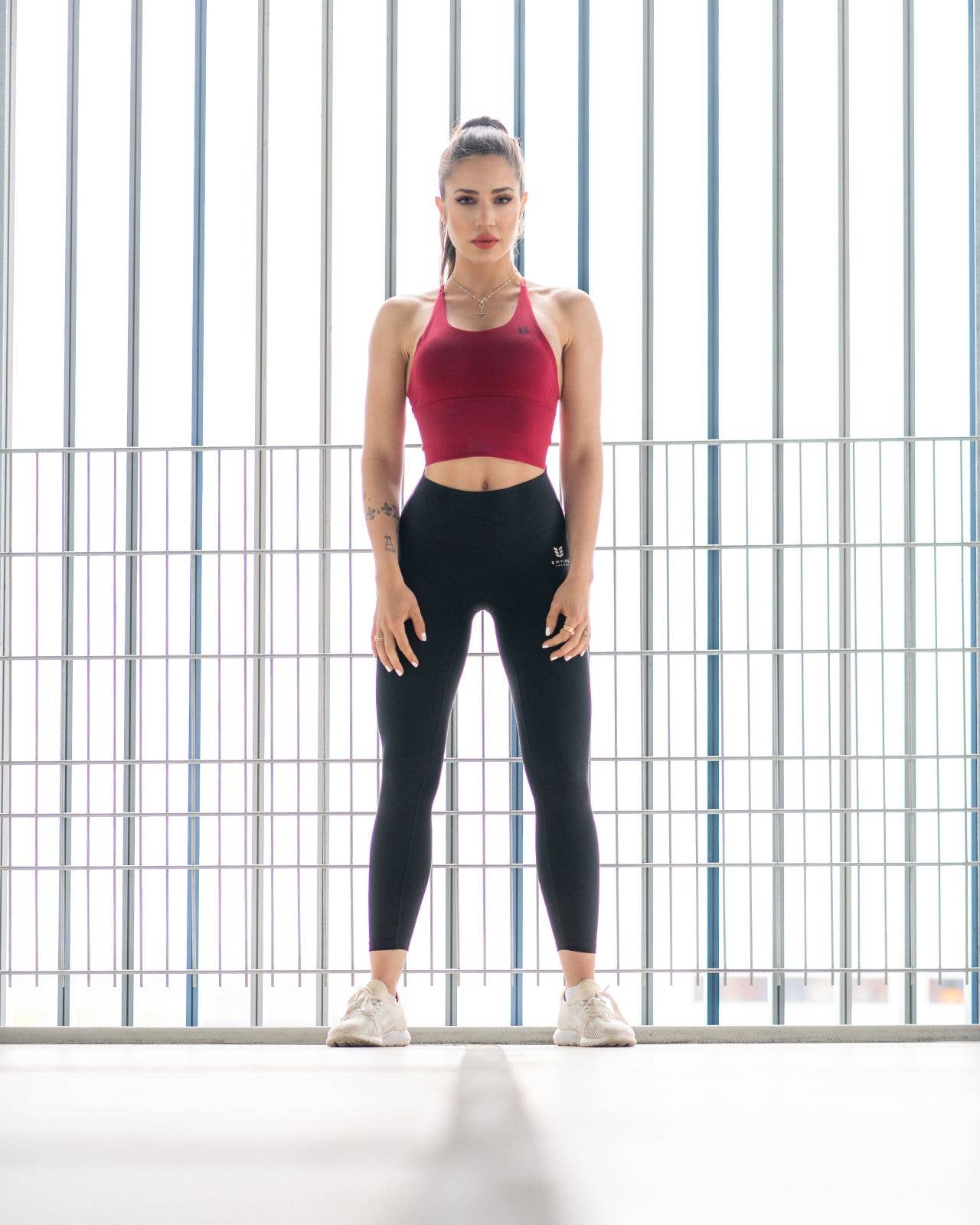 Empire Embodied - Vente Legging de sport/d'intérieur – femme - Leggings gainants 7/8 pour yoga et sport10