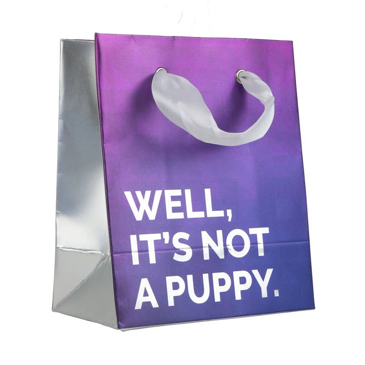 Funny "It's Not a Puppy" Small Gift Bag for wholesale by Prank-O