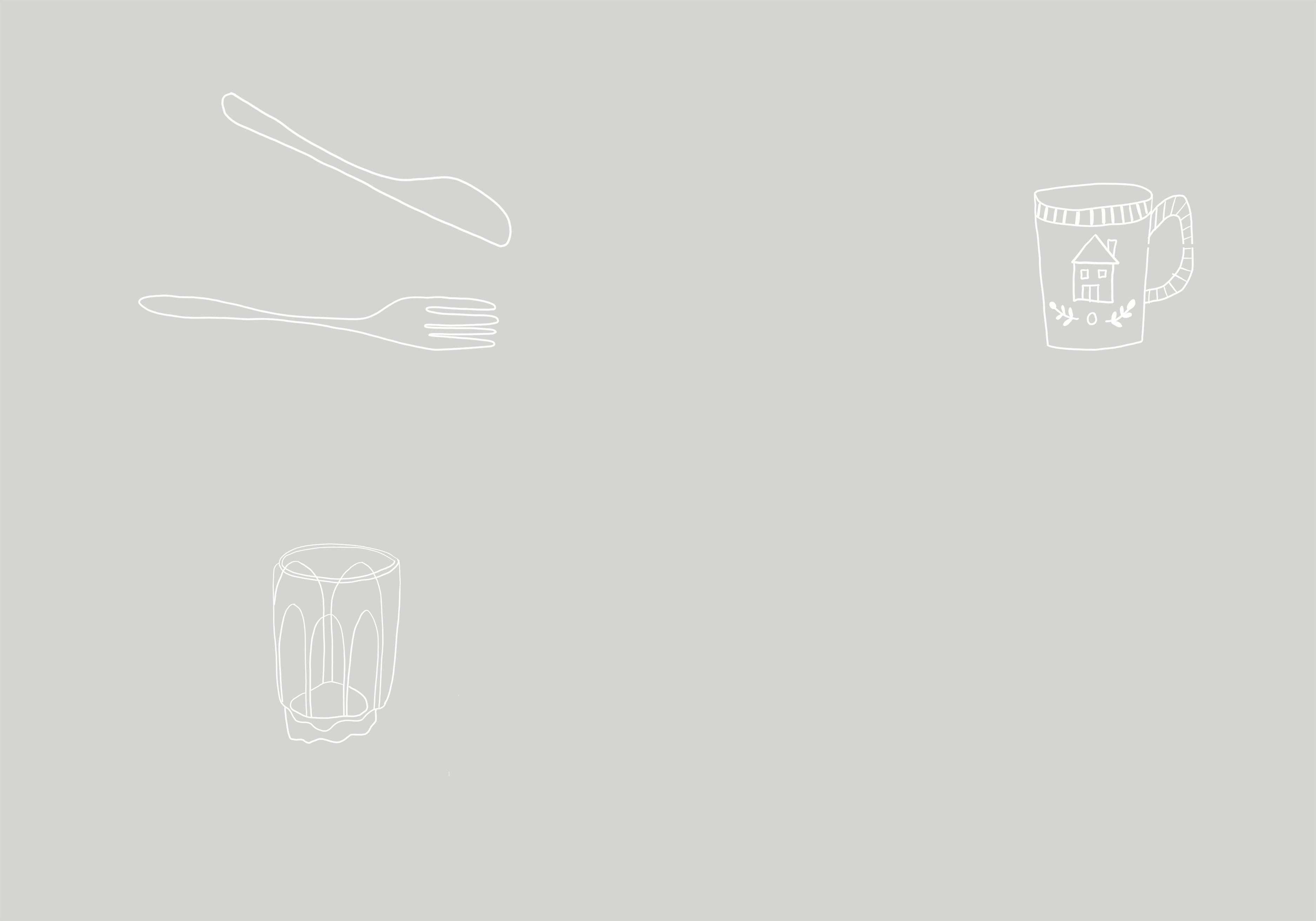 À bientôt - Wholesale Placemat - Petit Dej Organic Linen Placemat in White2