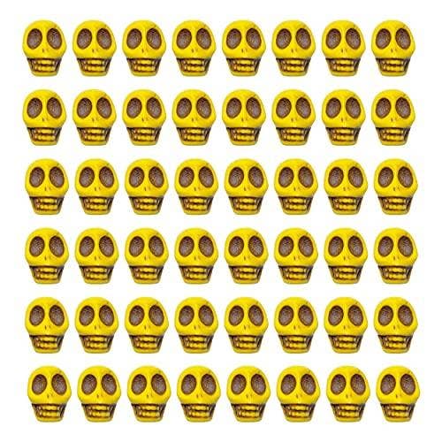 Mandala Crafts - Vendita all'ingrosso Perline - Mandala Crafts - Perline a forma di teschio intagliate in howlite per la creazione di gioielli, teschi piccoli per artigianato, perline a forma di teschio sfuse, per bracciali, distanziatori12