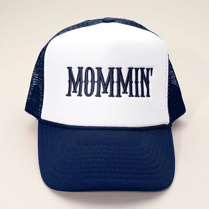 Sensibling Corp. - Wholesale Trucker Hat - Women's - MOMMIN Embroidered Mesh Back Trucker Hat10