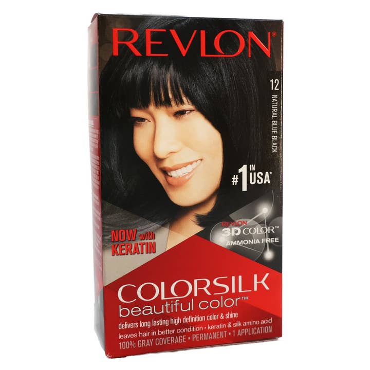 Revlon Colorsilk Permanent Hair Color 12 Blue Black for wholesale by KT Supply