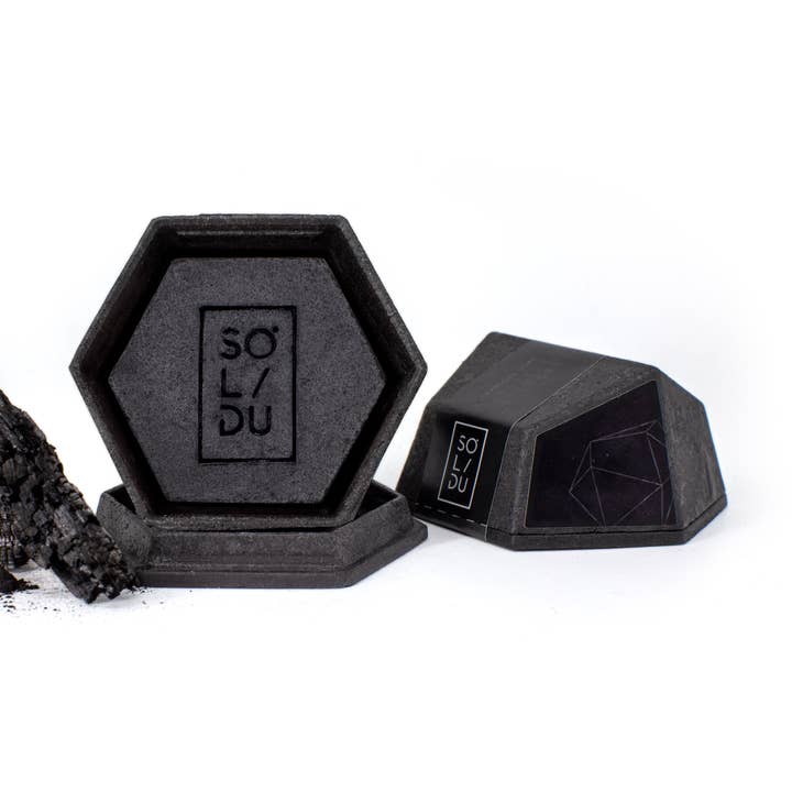 SOLIDU Purity Solid Charcoal Soap Bar for wholesale by SOLIDU